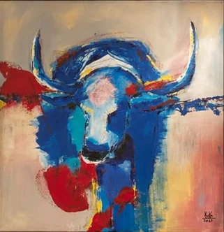 Toro de frente
